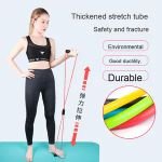 Multifunctional Home Fitness Exercise Bands Yoga Resistance Band for Shoulder Chest Expander Stretching Figure 8 Resistance Band