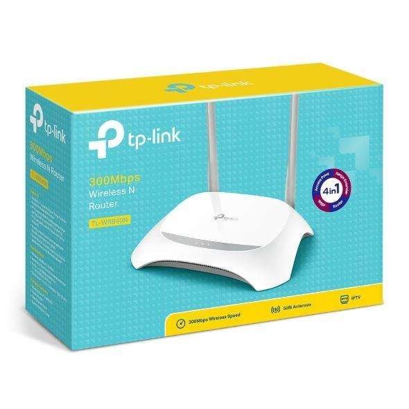 TP-LINK TL-WR841N 300Mbps Wireless Router | Long Range Through-the-Wall WiFi | 4 LAN Ports | Easy Setup| for Home & Small Office