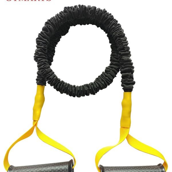 Gymarts Fitness Elastic Band with Handle Grip for Workout