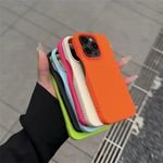 Hot Sale Cell Phone Cases Solid Color Phone Cover for Fundas IPhone 11 12 13 14 15 Pro Max Silicone Lady Phone Case