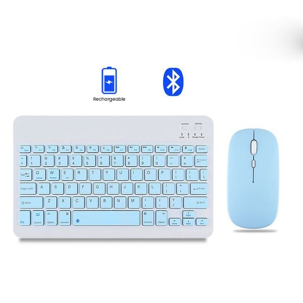 Rechargeable Slim bluetooth Keyboard and Mouse Cheaper Wireless Keyboard and Mouse Mini Keyboard Mouse Combos