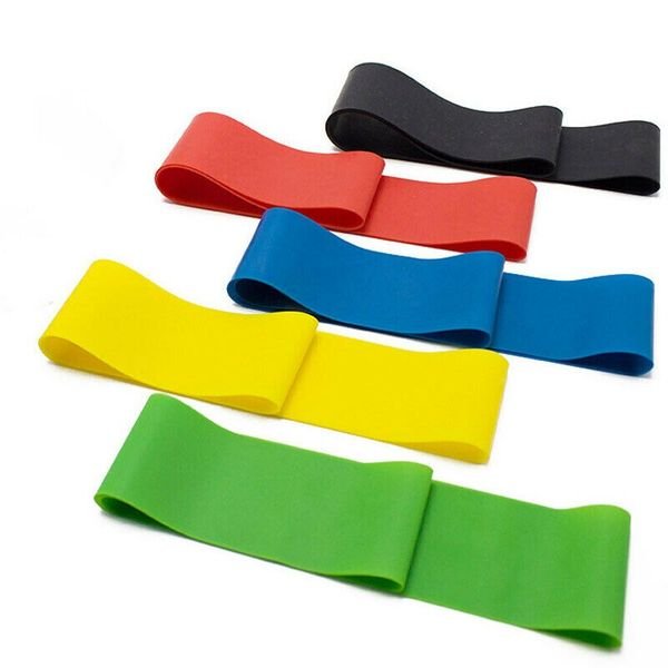 Low Price Wholesale Custom Logo Yoga Fitness Exercise Elastic Stretch Mini Latex Loop Different Color Short Resistance Bands