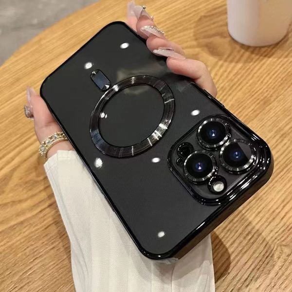 2025 Phone case for iphone 15 14 13 12 11 XR Pro Multiple Colors Shockproof Magnetic case Charging case for iphone 16 Pro Max