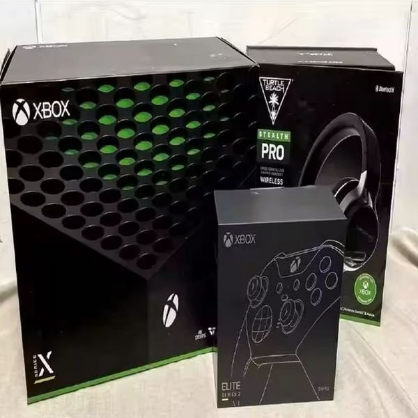 BUY 10 GET 4 UNITS FREE MicrosoftS Xbox Series X 1TB Console Bundle W/Headset & Elites Controller