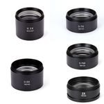 High Quality 0.3X 0.5X 0.7X 0.75X 1X 1.5X 2X Stereo Microscope Lens Accessories Auxiliary Objective Lens Barlow Lens 48mm Thread