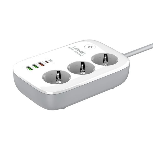 Ldnio Sew3452 Fast Charging Wifi Power Strip Euro Plug App Control Power Socket Meter Function 100-250v Smart Power Strip