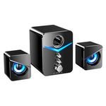 3 in 1 Home BT Speaker Set 3.5mm Wired Computer PC Speakers USB Powered Sound Box for Smart Phone