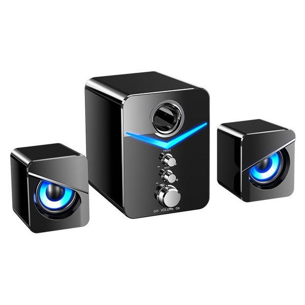 3 in 1 Home BT Speaker Set 3.5mm Wired Computer PC Speakers USB Powered Sound Box for Smart Phone